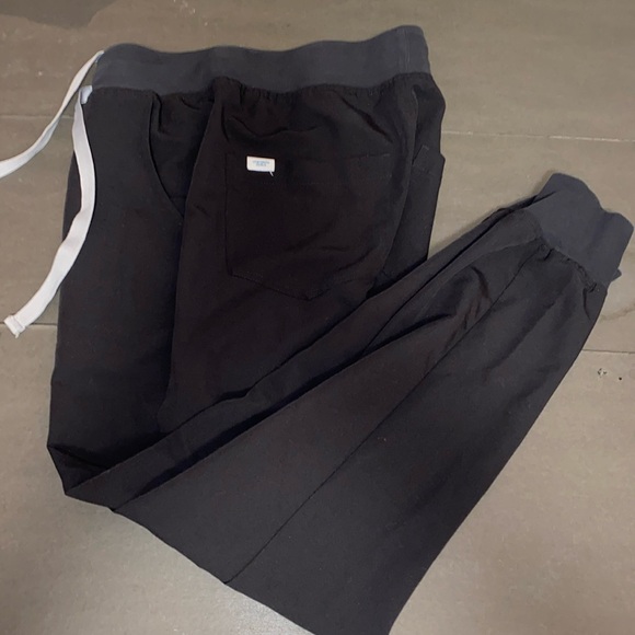 Uniform World Pants - Uniforms World XS Black Draw String Joggers
